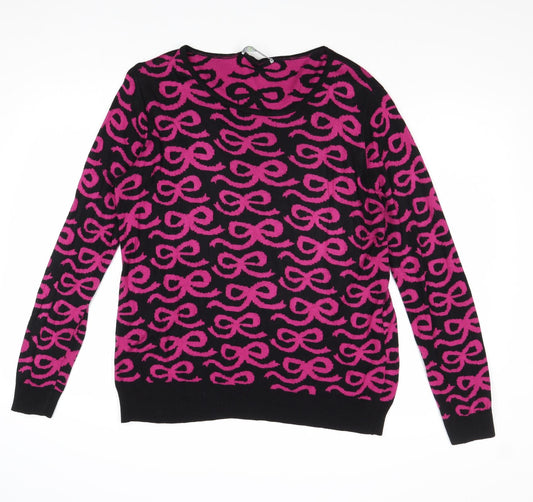 Womens UK Size 16 Marks and Spencer Pink Pullover Jumper