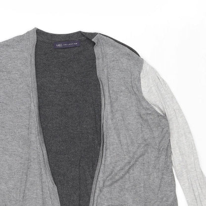 Womens UK Size 10 Marks and Spencer Grey Cardigan Jumper