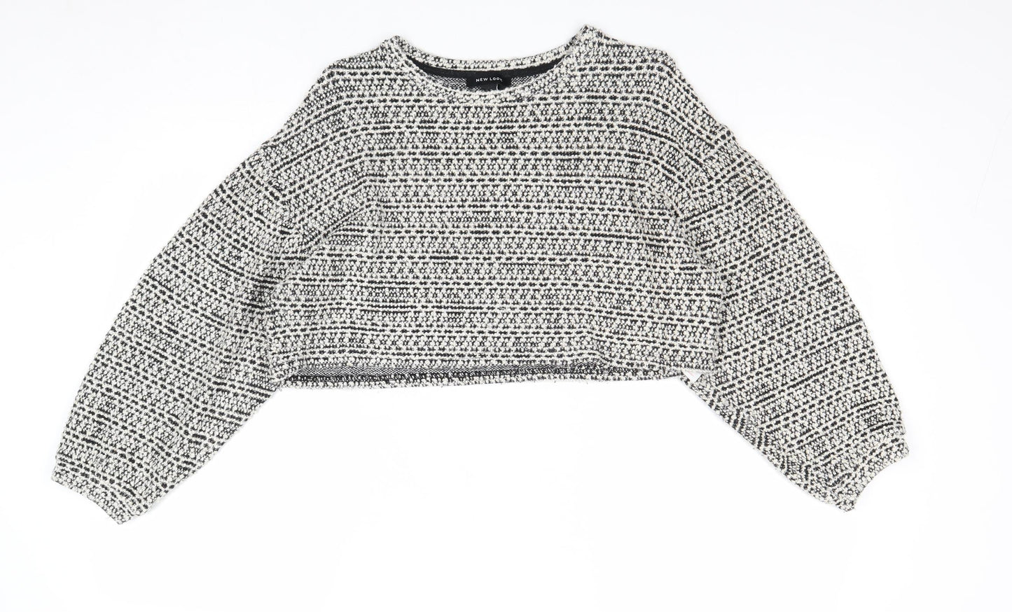 Womens UK Size M New Look Grey Pullover Jumper