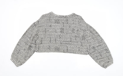 Womens UK Size M New Look Grey Pullover Jumper