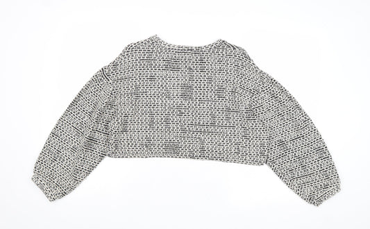 Womens UK Size M New Look Grey Pullover Jumper