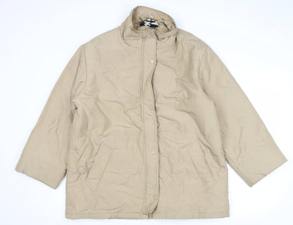 Vincelli Womens Beige Jacket Size M Zip