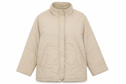 Vincelli Womens Beige Jacket Size M Zip