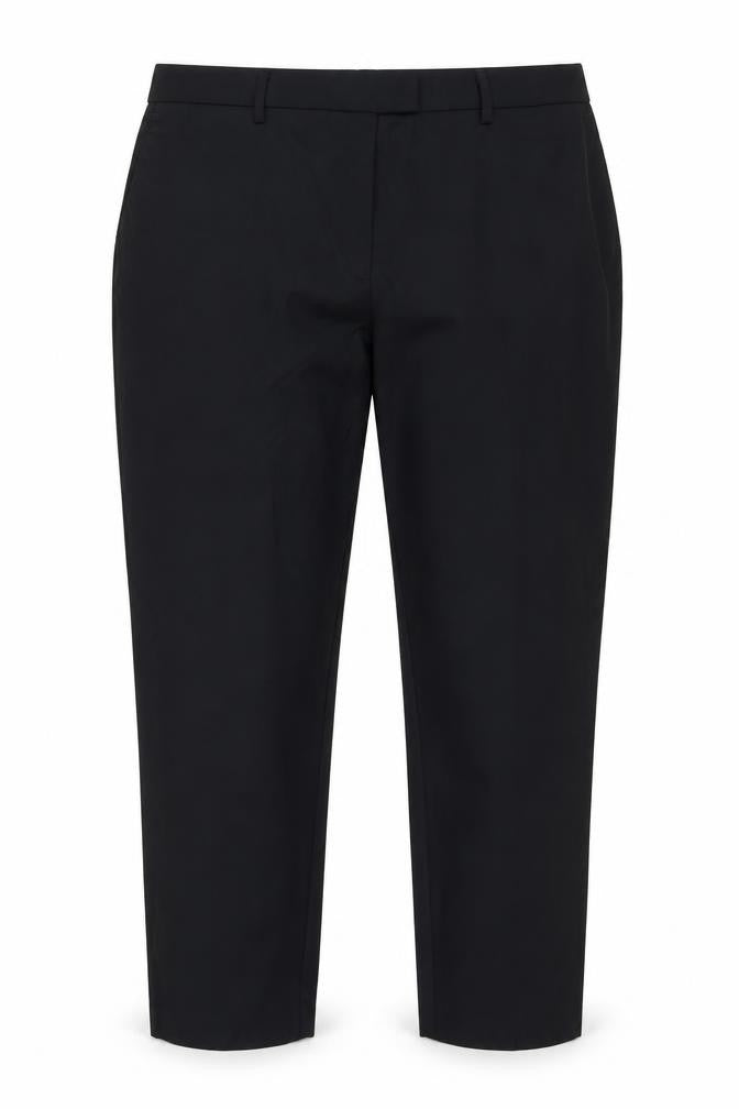 Womens UK Size M Autograph Regular Fit Chino Black Trousers