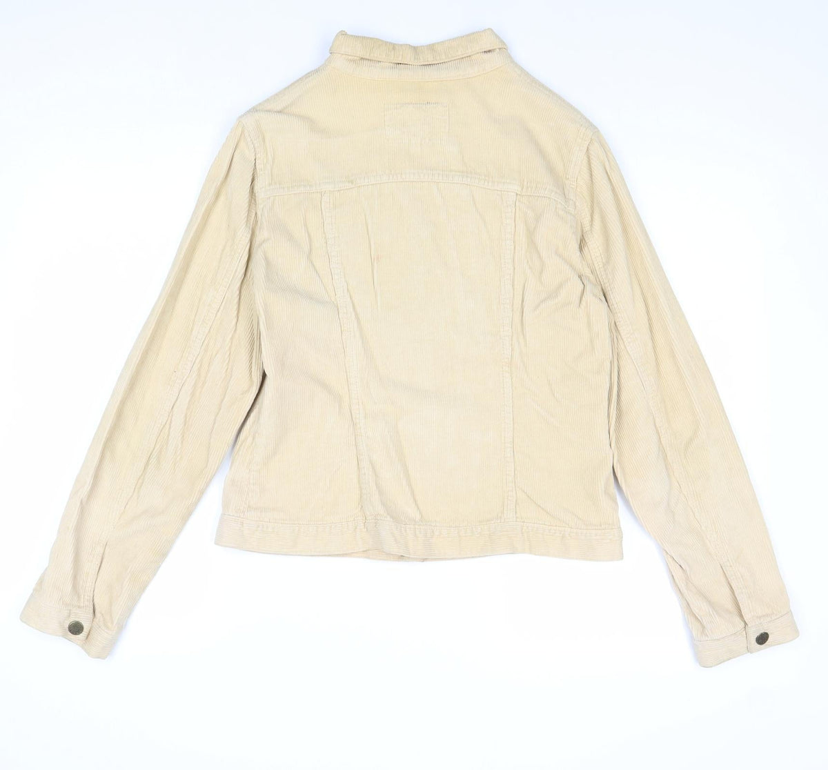SP & Co Womens Beige Jacket Size M Button
