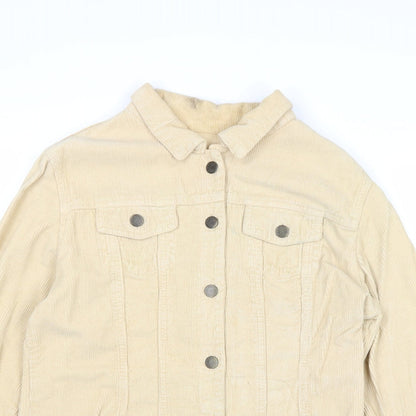 SP & Co Womens Beige Jacket Size M Button
