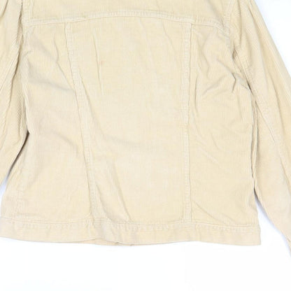 SP & Co Womens Beige Jacket Size M Button