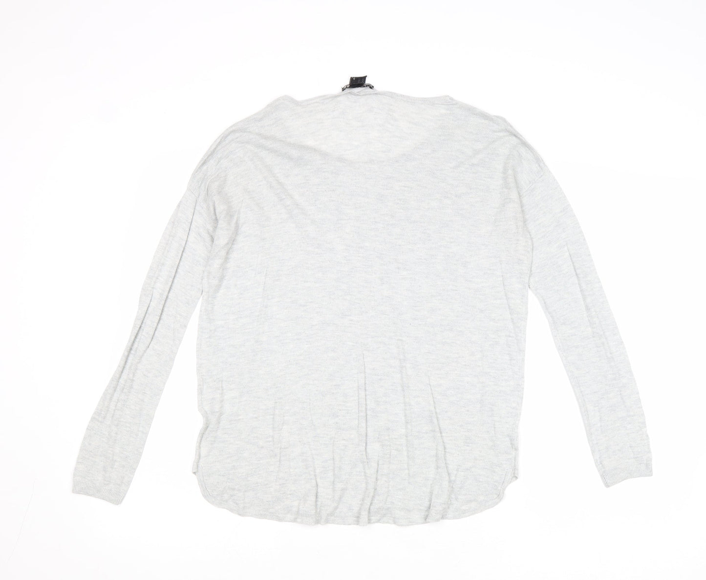 Womens UK Size XS H&M Grey Pullover Jumper
