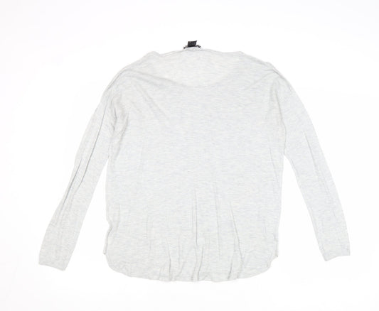 Womens UK Size XS H&M Grey Pullover Jumper