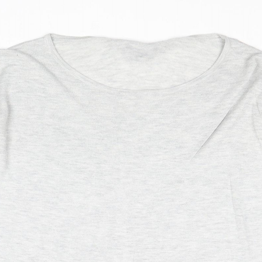 Womens UK Size XS H&M Grey Pullover Jumper