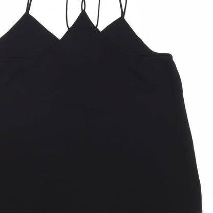 Womens UK Size 10 New Look Black Basic Tank