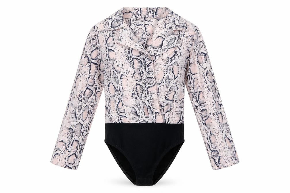 Womens UK Size 10 Parisian One-Piece Pink Bodysuit