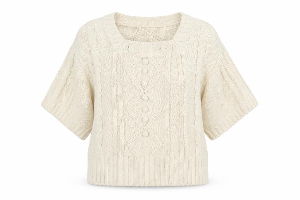 Womens UK Size 12 Marks and Spencer Beige Pullover Jumper