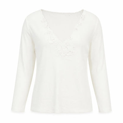 Womens UK Size 14 Principles White Basic T-Shirt