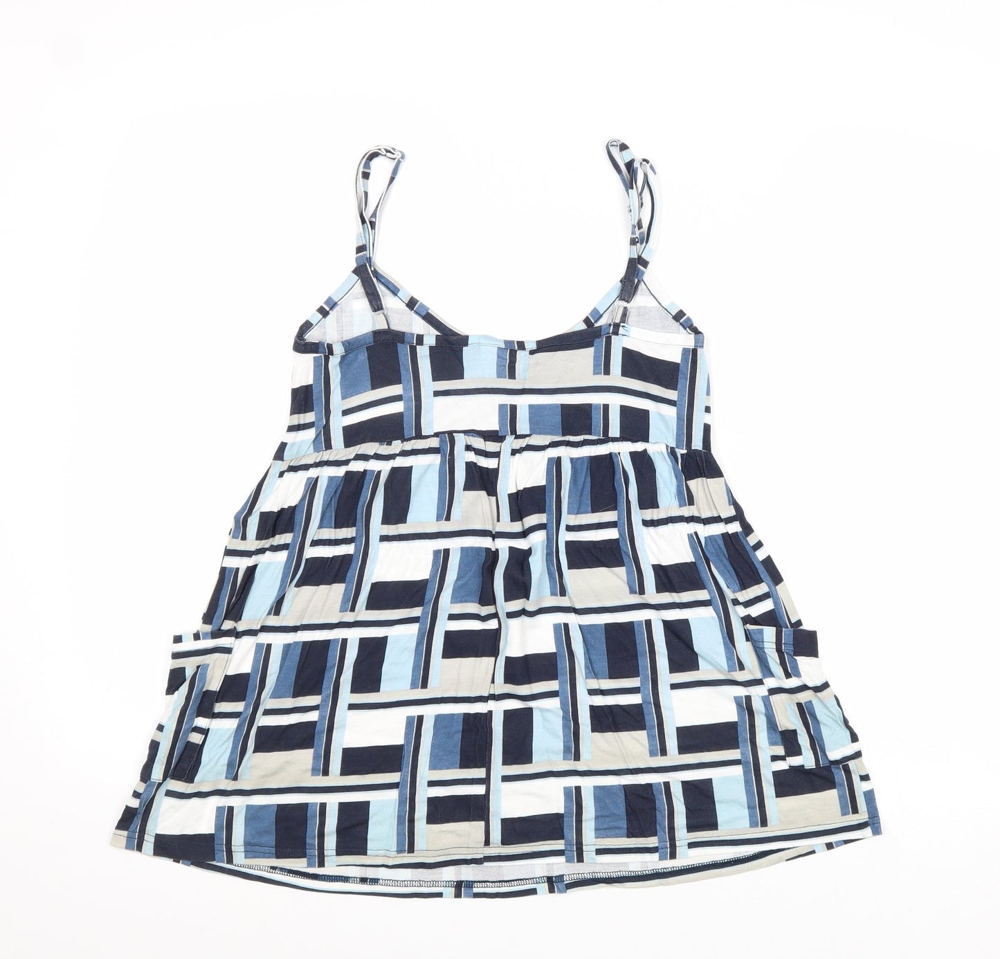 Womens UK Size 12 NEXT Blue Basic Tank