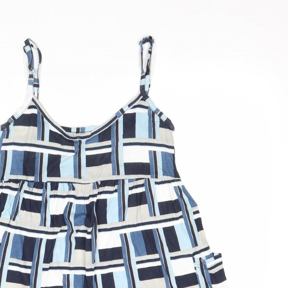Womens UK Size 12 NEXT Blue Basic Tank