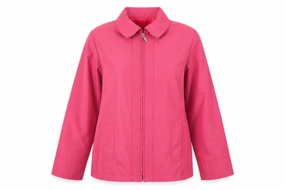 Bonmarché Womens Pink Jacket Size S Zip