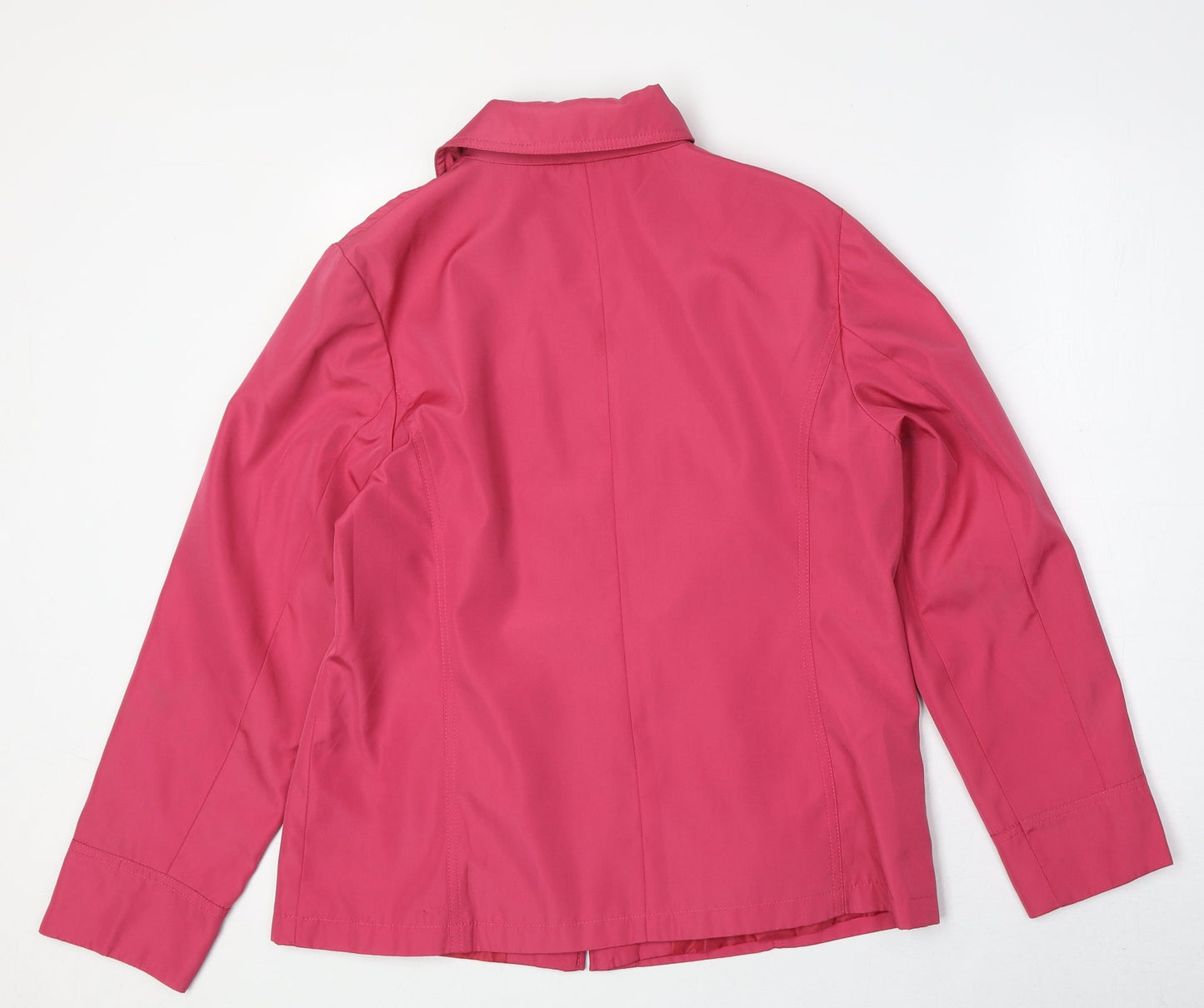 Bonmarché Womens Pink Jacket Size S Zip
