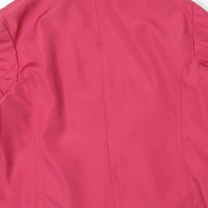 Bonmarché Womens Pink Jacket Size S Zip