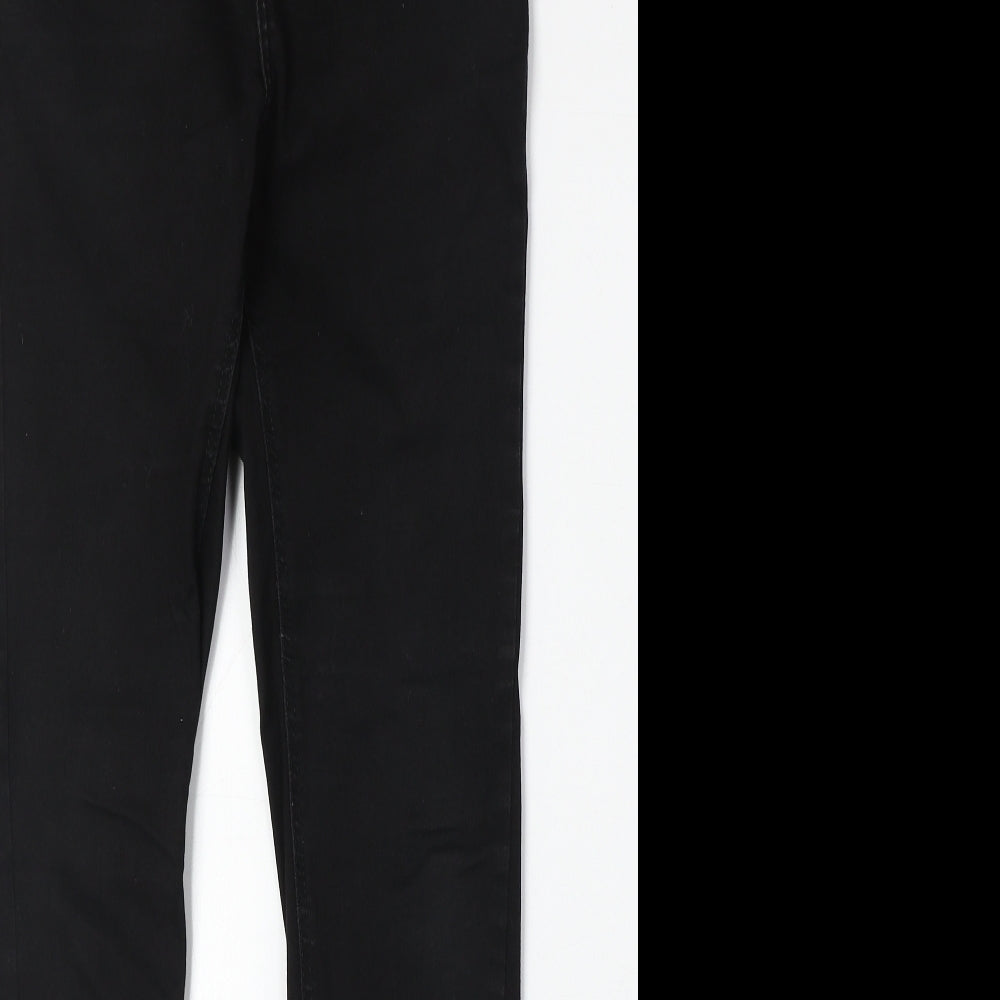Noisy may Womens Black Cotton Skinny Jeans Size 30 in Regular Zip