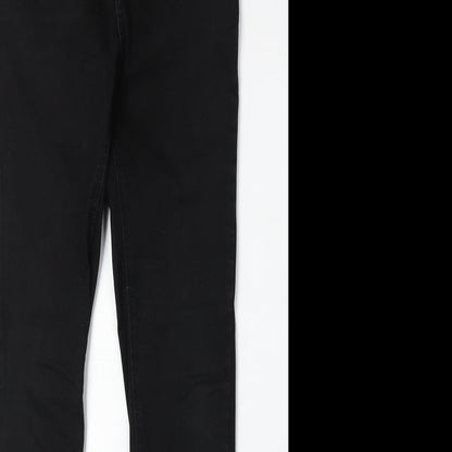 Noisy may Womens Black Cotton Skinny Jeans Size 30 in Regular Zip