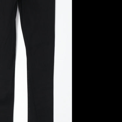 Noisy may Womens Black Cotton Skinny Jeans Size 30 in Regular Zip