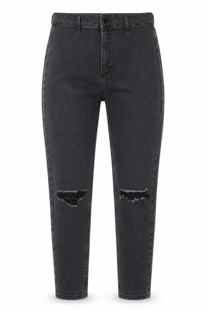Womens UK Size 34 in Topshop Regular Fit Skinny Black Jeans