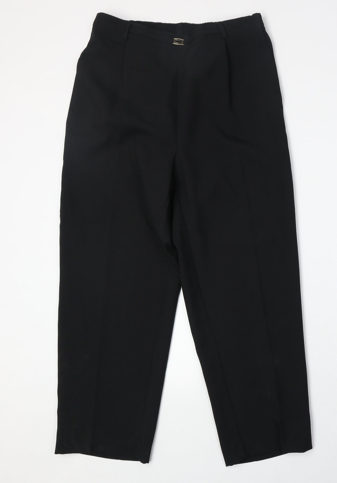 Womens UK Size 12 Bonmarché Regular Fit  Black Trousers