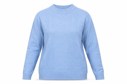Womens UK Size L Reflect Blue Pullover Jumper