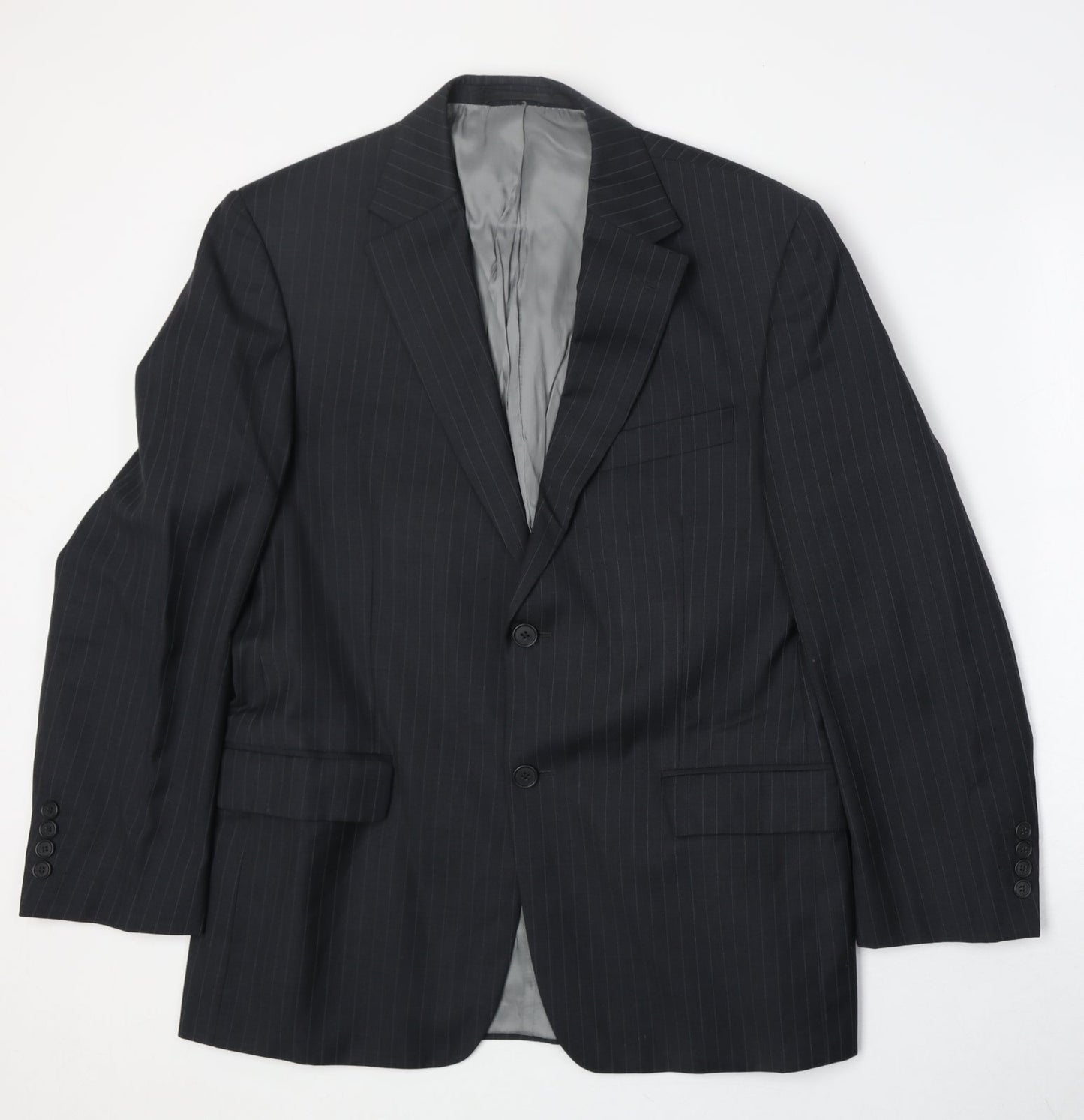 Mens UK Size 40 Marks and Spencer Regular Black Suit Jacket