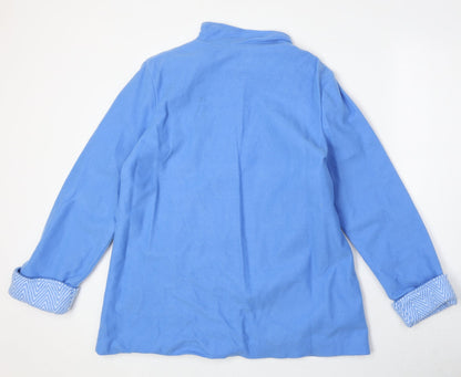 Anne De Womens Blue Jacket Size S Button