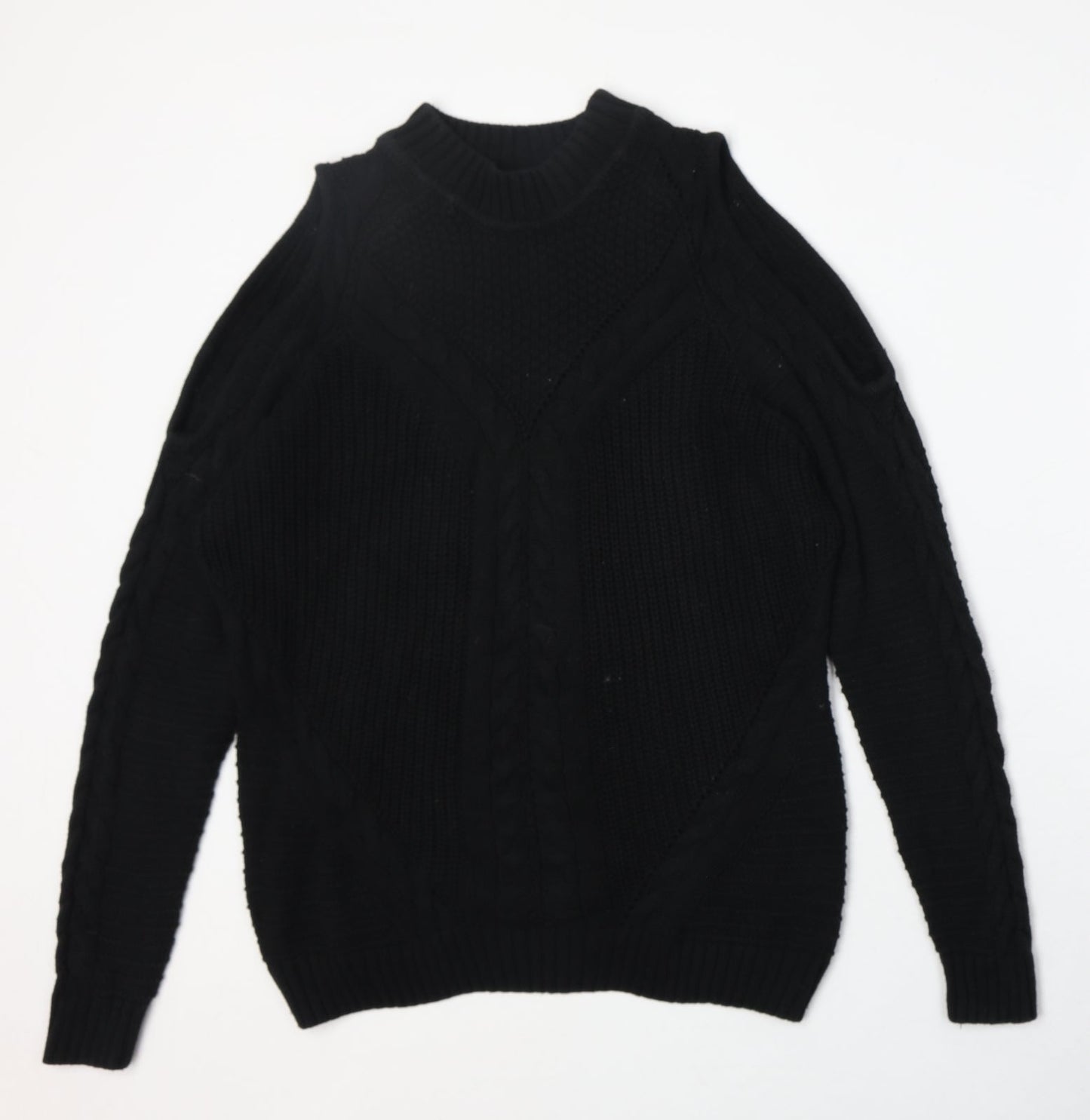Womens UK Size M H&M Black Pullover Jumper