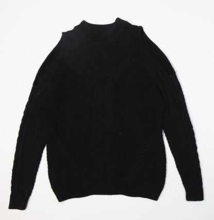 Womens UK Size M H&M Black Pullover Jumper