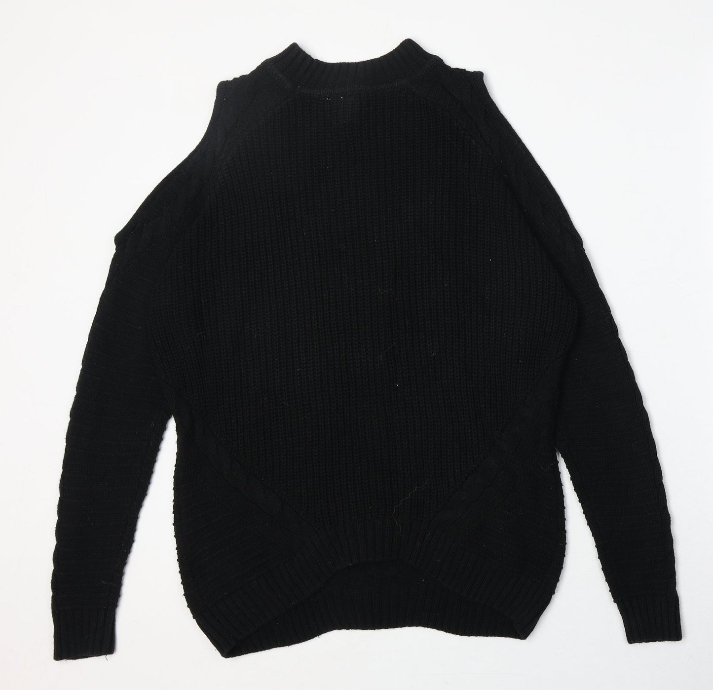 Womens UK Size M H&M Black Pullover Jumper