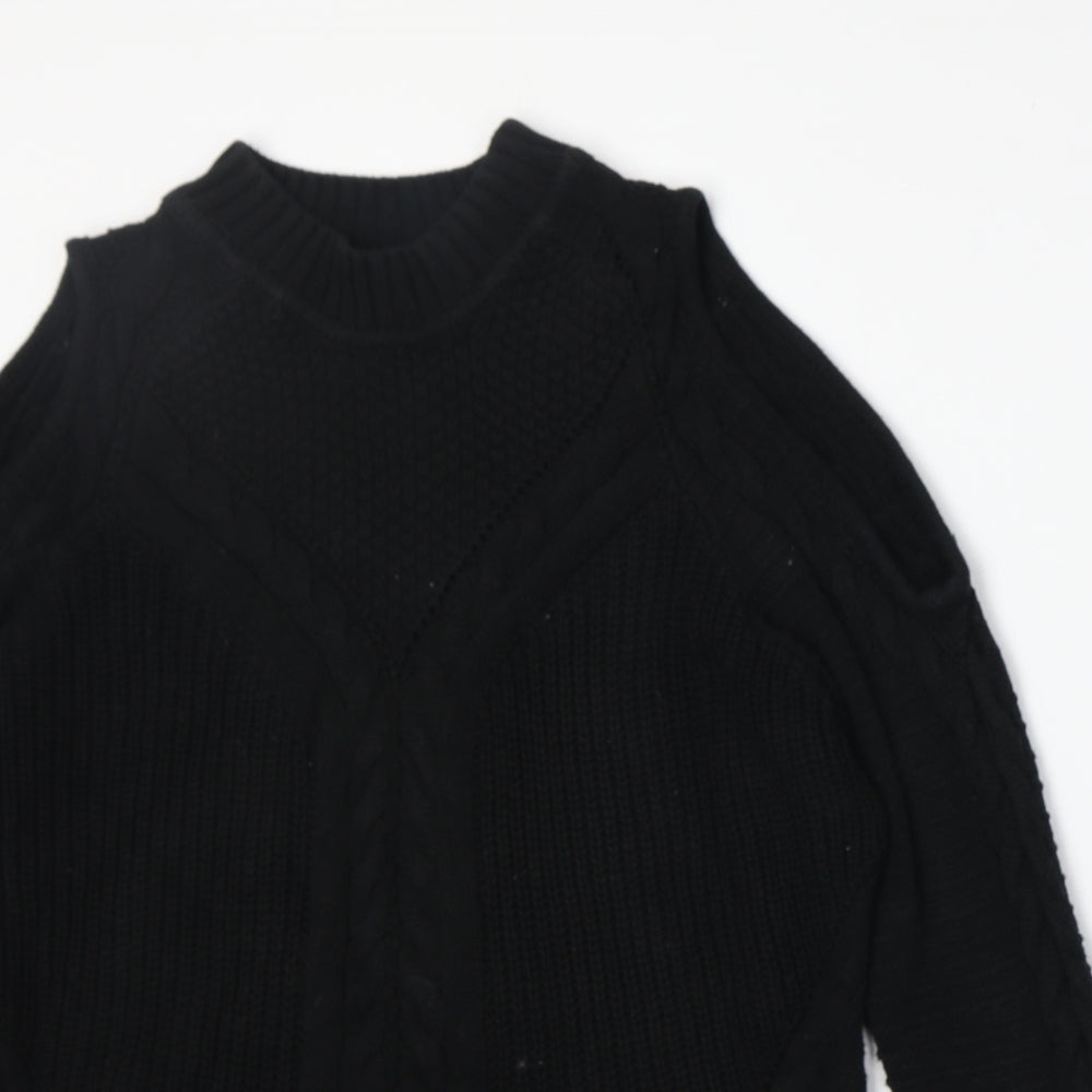 Womens UK Size M H&M Black Pullover Jumper