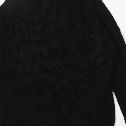 Womens UK Size M H&M Black Pullover Jumper