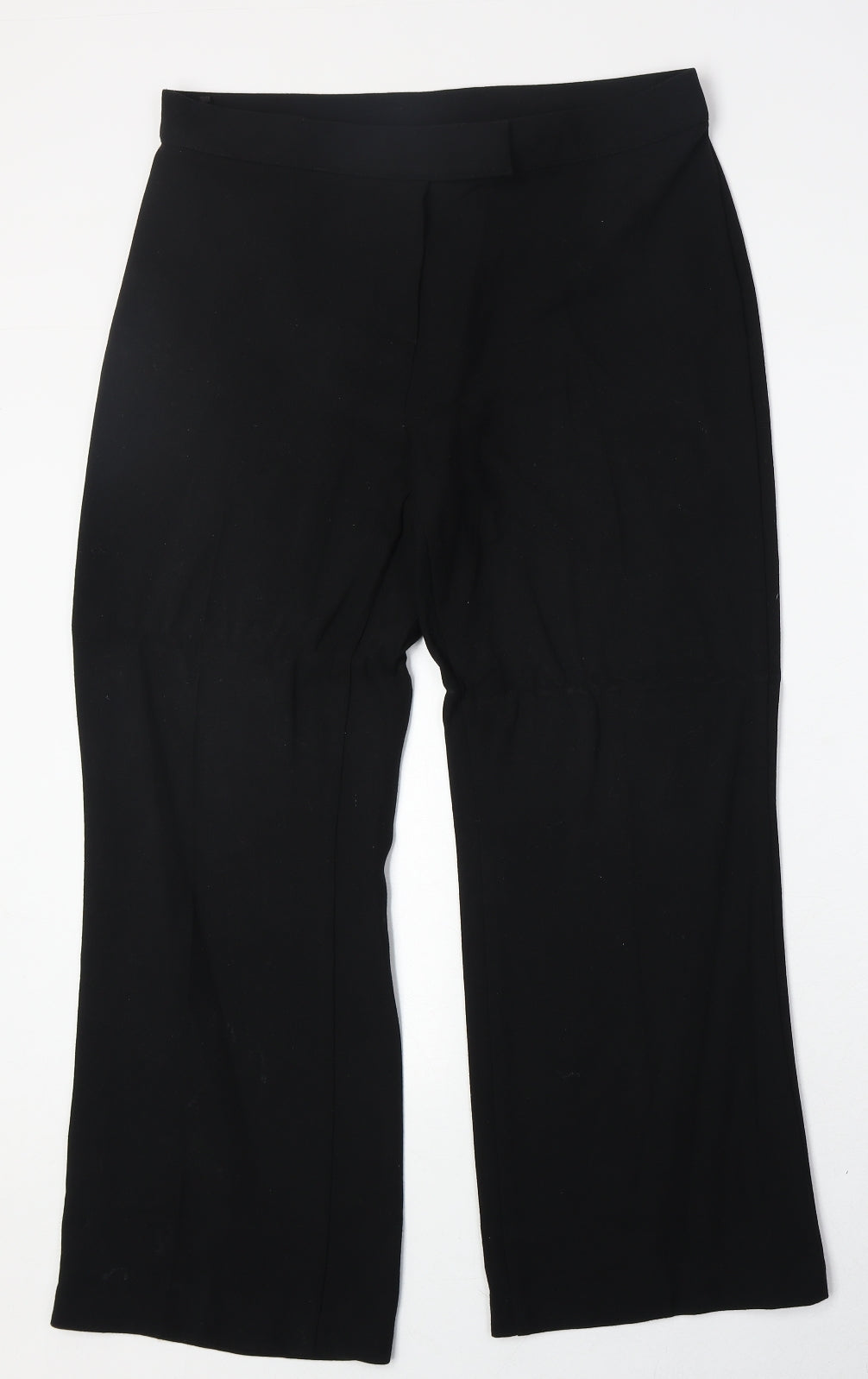 Womens UK Size 14 Marks and Spencer Regular Fit  Black Trousers