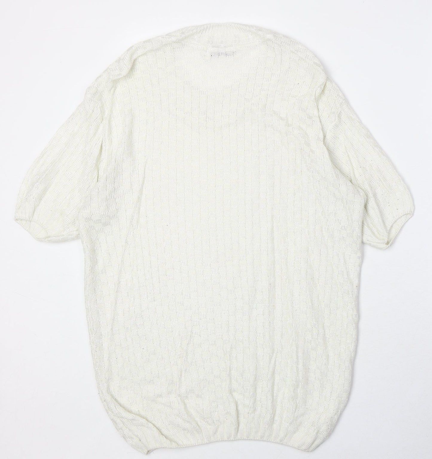 Womens UK Size M Kaleidoscope Ivory Pullover Jumper