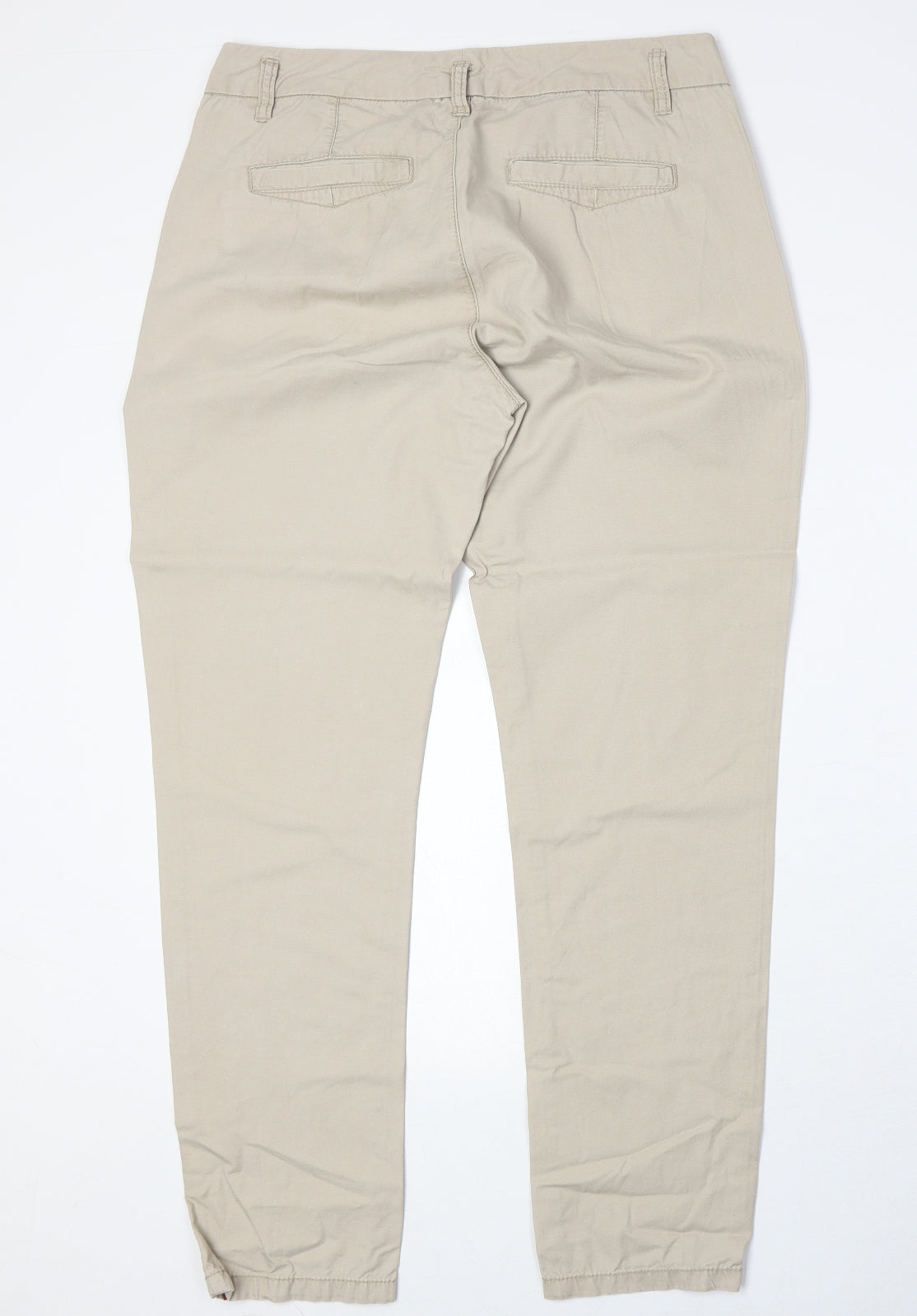 Womens UK Size 8 Esprit Regular Fit  Beige Trousers