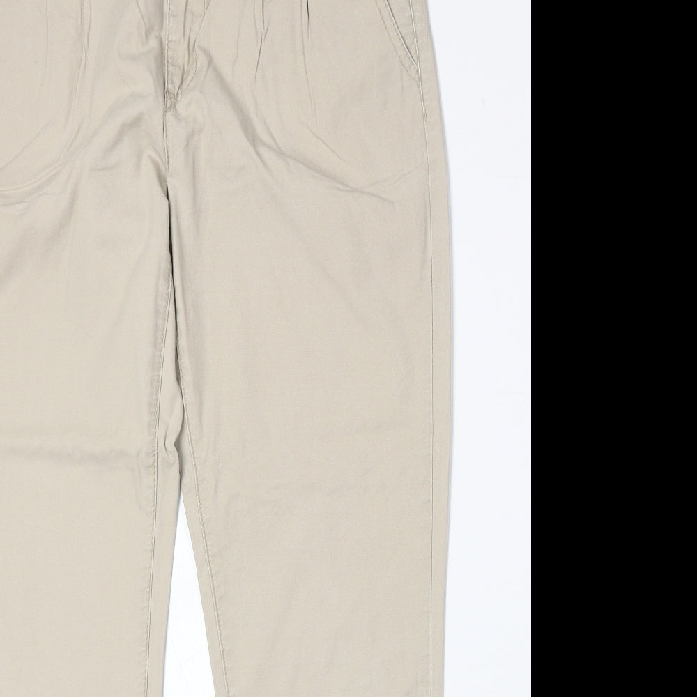 Womens UK Size 8 Esprit Regular Fit  Beige Trousers