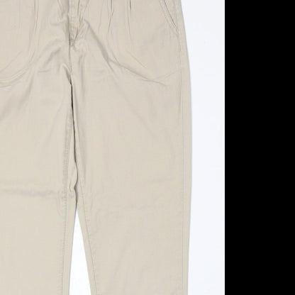 Womens UK Size 8 Esprit Regular Fit  Beige Trousers