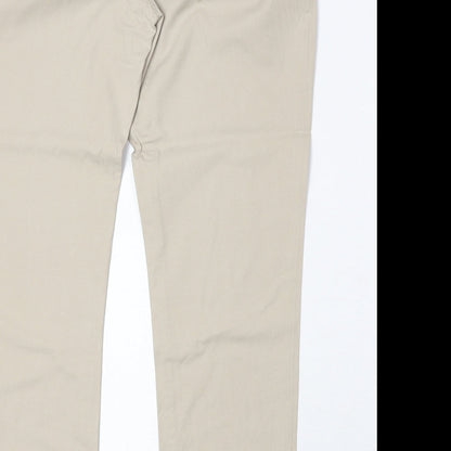 Womens UK Size 8 Esprit Regular Fit  Beige Trousers