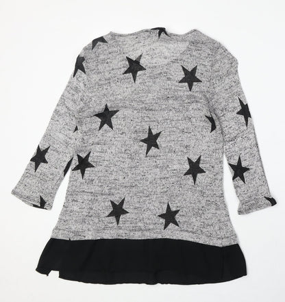 Womens UK Size M Wallis Grey Pullover Jumper
