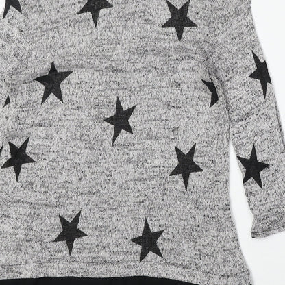 Womens UK Size M Wallis Grey Pullover Jumper