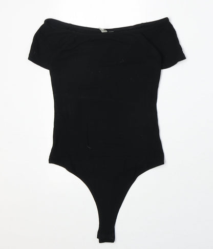 Womens UK Size 6 ASOS One-Piece Black Bodysuit
