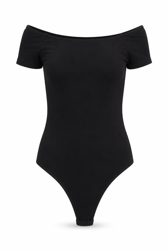 Womens UK Size 6 ASOS One-Piece Black Bodysuit