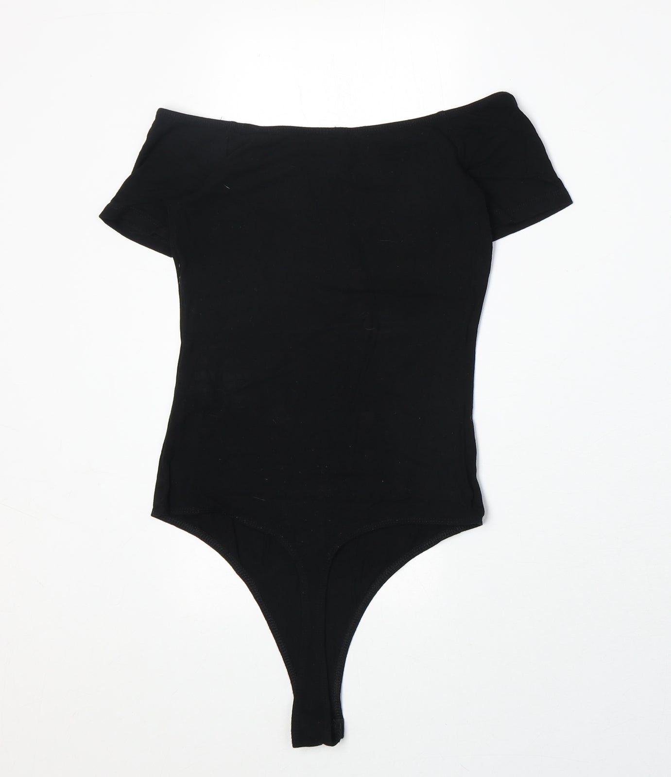 Womens UK Size 6 ASOS One-Piece Black Bodysuit