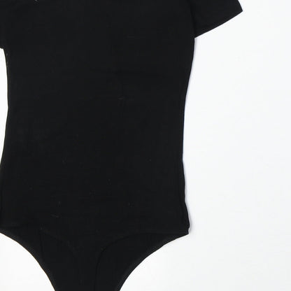 Womens UK Size 6 ASOS One-Piece Black Bodysuit