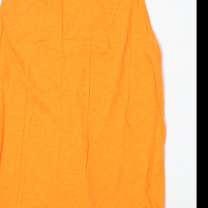 Womens UK Size 12 NEXT Orange Basic Tank