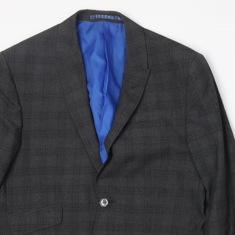 Mens UK Size 38 Marks and Spencer Regular Grey Suit Jacket